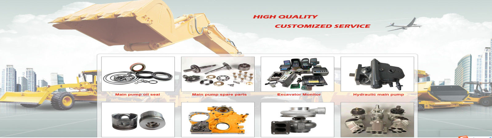 Bagger Hydraulic Parts