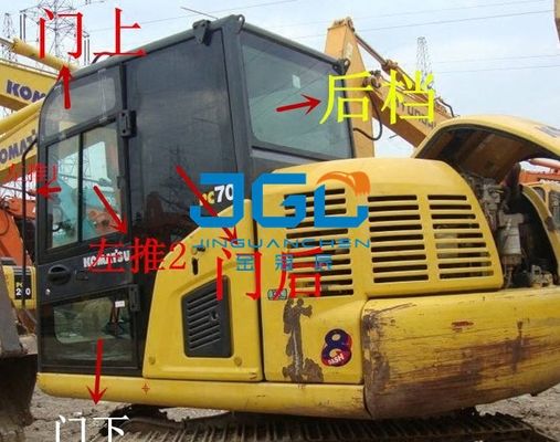 PC60-8 70-8 Bagger Türen und Fenster Links und Rechts Vorder- und Hinterglas Windschutzscheibe