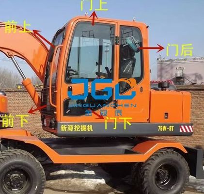 XY75W-8 65W-8 Bagger Glas Türen und Fenster Links und Rechts Vorder- und Rückwindschutzscheibe