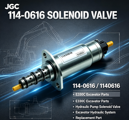 E330C Bauteile für Bagger Elektromagnetikventil Hydraulikpumpe Elektromagnetikventil 114-0616 1140616