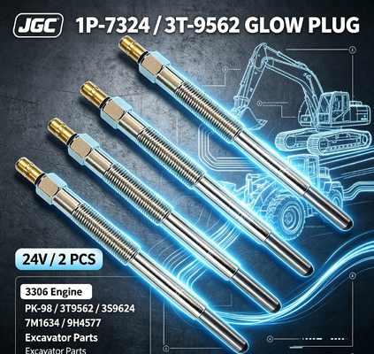 1P-7324 3T-9562 24V Glühkerze 2 Stück 3306 Motor SONOCMP Diesel Glühkerze für PK-98 3T9562 3S9624 7M1634 9H4577 Baggerteile