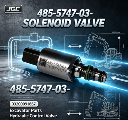 485-5747-03- 03200091667 SOLENOID-VALVEN gute Qualität Baggerteile