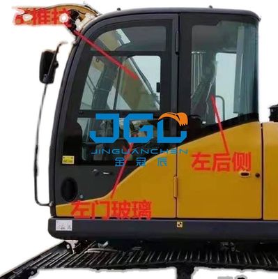 XE75DA 85C 80 vorderes unteres Getriebeglas Bagger vorderes Dämpferglas hintere Seite gebogenes Glas