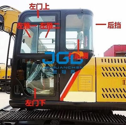 Bagger SY75C SY65C Vorderes Getriebe Vorderes unteres Getriebe Oberlichttür Untere hintere Schallwand links gehärtetes Glas