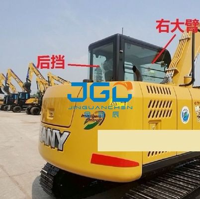 Bagger SY75C SY65C Vorderes Getriebe Vorderes unteres Getriebe Oberlichttür Untere hintere Schallwand links gehärtetes Glas
