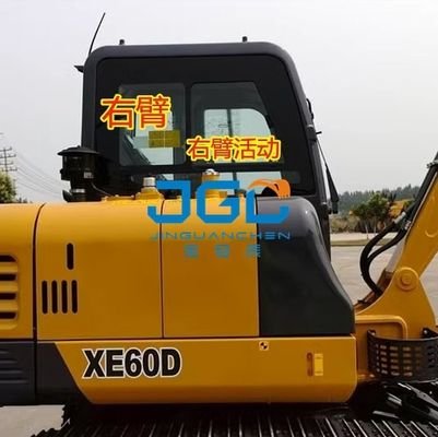 XE60D Bagger Windschutzscheibe, vordere untere Tür, Oberlicht, rechter Arm, gehärtetes Glas