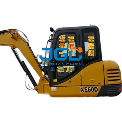 XE60D Bagger Windschutzscheibe, vordere untere Tür, Oberlicht, rechter Arm, gehärtetes Glas
