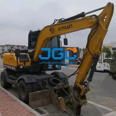 XYB75W-9 XYB75W-8T Bagger-Glaskabine vorne untere Schiebetür auf der Rückseite des rechten Arms aus gehärtetem Glas