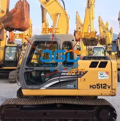 Bagger HD820 1023 1043 308R 512 Hakenmaschine Frontgetriebe Untere Tür Push-and-Pull-Fensterglas