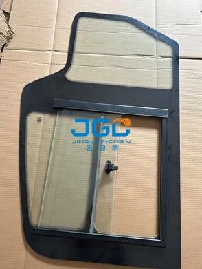 75S-9 75X Baggerglas, ganzes Türglas mit kleinen integrierten Fensterbeschlägen