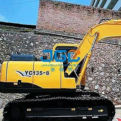 YC85-6 135-6 85-8 135-8 85-7 Bagger-Frontanschlag, linke und rechte hintere Glasscheibe
