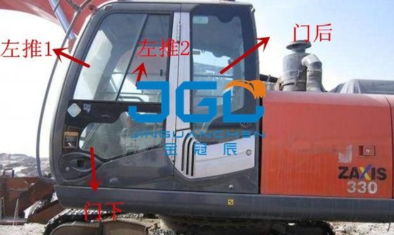 Windschutzscheiben-Tür Windows Front And Rear Glass Bagger-Cab Glasss ZAX330