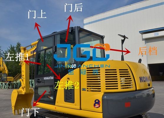 PC60-8 70-8 Bagger Türen und Fenster Links und Rechts Vorder- und Hinterglas Windschutzscheibe