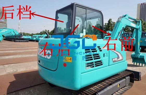 Front Gear Rear Door And-Fenster-linke und rechte oberer und untererer Arm-Windschutzscheibe des Bagger-SK60-8
