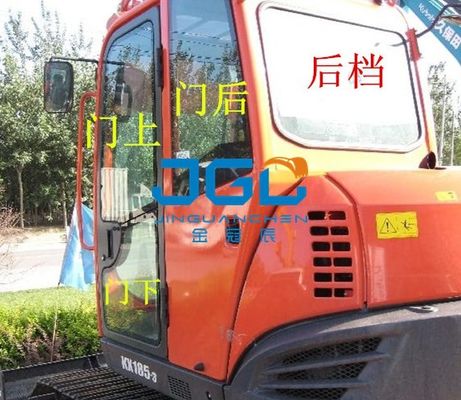 KX185-3 Bagger Vorder- und Hinterräder Links- und Rechtsfenster und obere und untere Windschutzscheiben