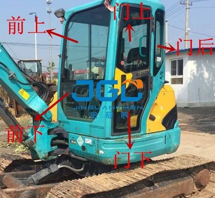 KX155 161 135-3S Bagger Vorder und Hinter Links und Rechts Türen, obere und untere Windschutzscheibe