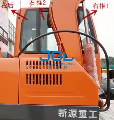 XY75W-8 65W-8 Bagger Glas Türen und Fenster Links und Rechts Vorder- und Rückwindschutzscheibe