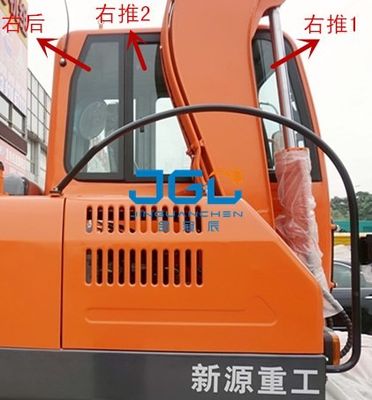 XY75W-9T 85W-8T Bagger Glas Türen und Fenster Links und Rechts Vorder und Hinter Scheinwerfer Windschutzscheibe