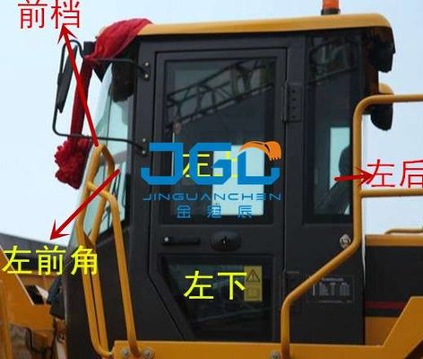 Lader XG956H Front Stopp Rear Stopp Left und rechte Fenster-Seitenwinkel-Windschutzscheibe