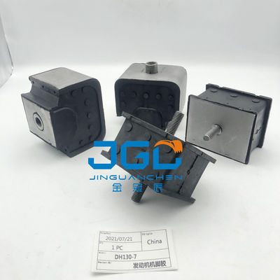 Exkavatorteile Doosan Daewoo DH130-7 Motor Fuß Gummi Stoßfestklebstoff.
