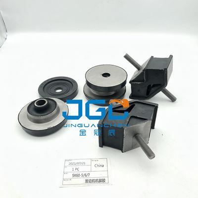 Großhandel Bauteile für Baggermaschinen nach dem Markt China Rubber Factory Support Plant SK60-5/6/7 Motor Kissen Montage