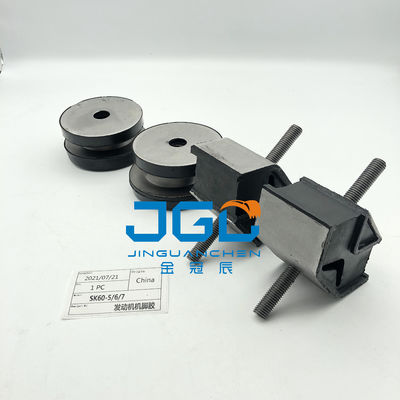 Großhandel Bauteile für Baggermaschinen nach dem Markt China Rubber Factory Support Plant SK60-5/6/7 Motor Kissen Montage