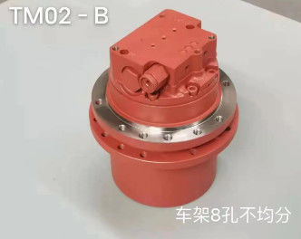Reisemotor TM02 GM02 Endantrieb Assy Planetärgetriebe Geschwindigkeitsreduktor Motorgetriebe Reduktor für Baggergehäuse