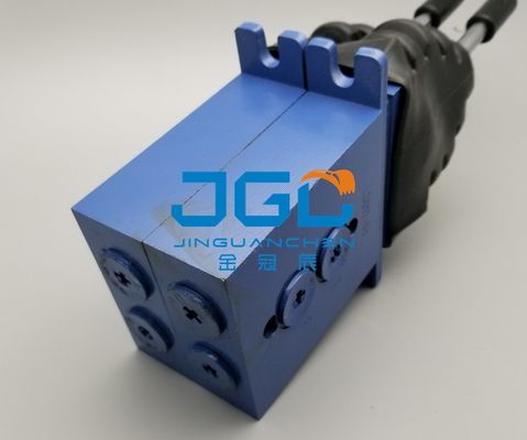 Ausbauger Hydraulisches Ersatzteil Fernbedienung Joystick Pilot Griff Ventil Controller für doppelte Dozer Blade