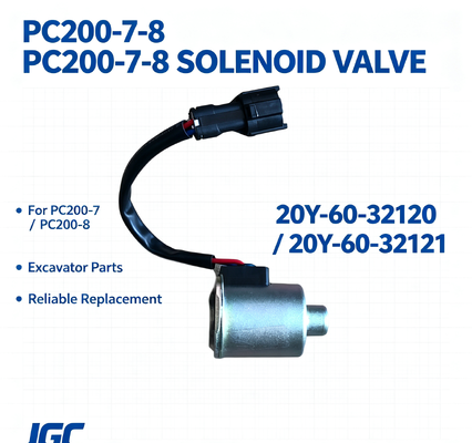 20Y-60-32120 20Y-60-32121Baumaschinen Teile PC200-7-8 Bagger Solenoidventil
