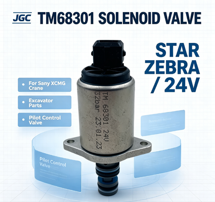 STAR ZEBRA TM68301 Baggerteile Neuer Thomas Pilot-Proportional-Magnetventil für Sany XCMG Kran 24V für Einzelhandel