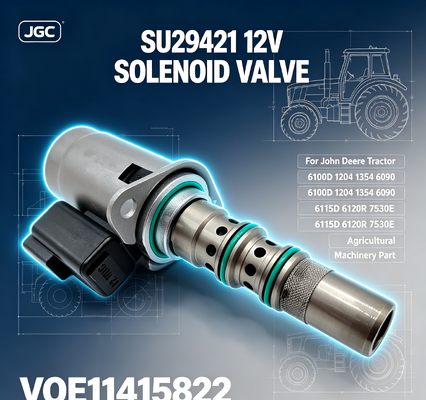 SU29421 VOE11415822 12V Magnetventil für Traktor 6100D 1204 1354 6090 6115D 6120R 7530E Landmaschinenersatzteil