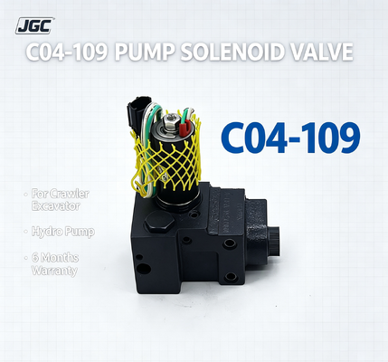 Beste Preis C04-109 Crawler Bagger Pumpe Solenoidventil für für Wasserpumpe Baumaschinen 6 Monate Garantie