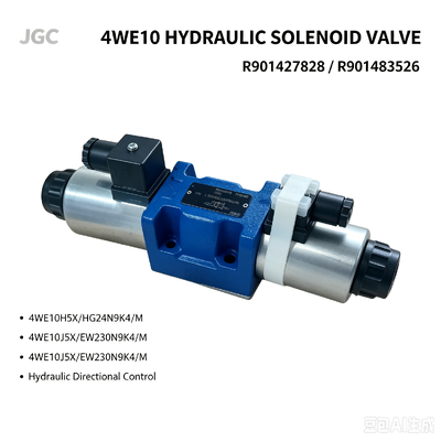 4WE10-Serie R901427828 4WE10H5X/HG24N9K4/M R901483526 4WE10J5X/EW230N9K4/M Hydraulisches Solenoid-Richtventil