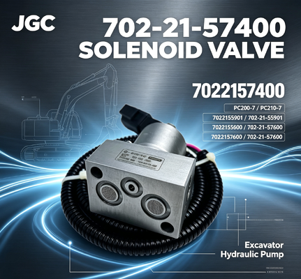PC200-7 PC210-7 7022155901 7022157600 702-21-55901 702-21-57600 7022157400 Hydraulikpumpen-Magnetventil