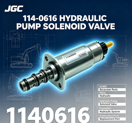 E330C Bauteile für Bagger Elektromagnetikventil Hydraulikpumpe Elektromagnetikventil 114-0616 1140616