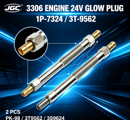 1P-7324 3T-9562 24V Glühkerze 2 Stück 3306 Motor SONOCMP Diesel Glühkerze für PK-98 3T9562 3S9624 7M1634 9H4577 Baggerteile