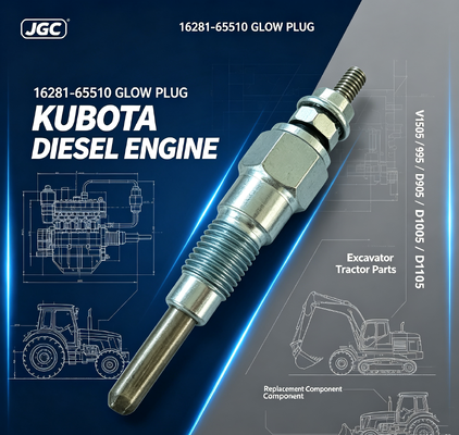 16281-65510 Glow Plug für Kubota Dieselmotor V1505 D905 D1005 D1105 Ersatzteile für Bagger-Traktoren