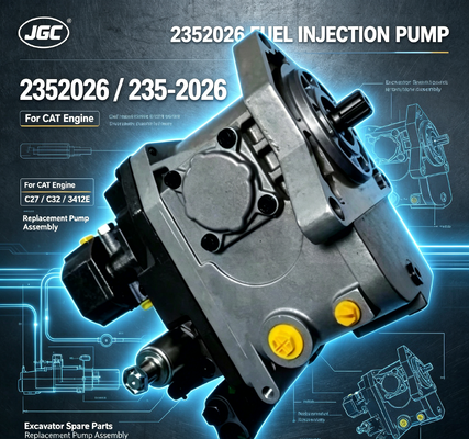 235-2026Rückteile für Bagger Hydraulische Kraftstoffinspritzpumpen für CAT-Auftriebsmaschinen C27 C32 3412E