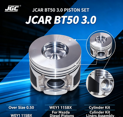JCAR BT50 3.0 Übergröße 0.50 WEY1 11SBX Montage für Mazda Diesel Kolben Zylinder-Kit Liner Liner Motor Kolben-Set