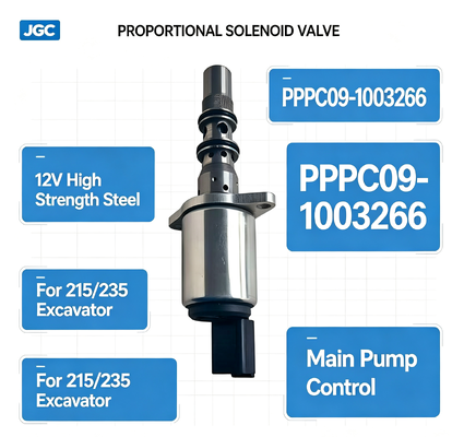 PPCP09-1003266 12V hochfeste Stahlproportional-Solenoidventil für die Hauptpumpe des Baggers 215/235