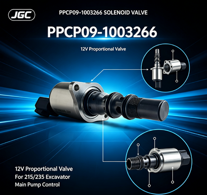 PPCP09-1003266 12V hochfeste Stahlproportional-Solenoidventil für die Hauptpumpe des Baggers 215/235