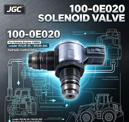 100-0E020 Baggerteile Magnetventil für Kubota Motor V3800 Lader SVL95-2S SVL95-2SC
