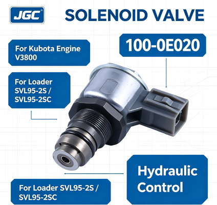 100-0E020 Baggerteile Magnetventil für Kubota Motor V3800 Lader SVL95-2S SVL95-2SC