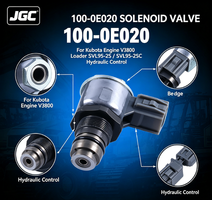 100-0E020 Baggerteile Magnetventil für Kubota Motor V3800 Lader SVL95-2S SVL95-2SC