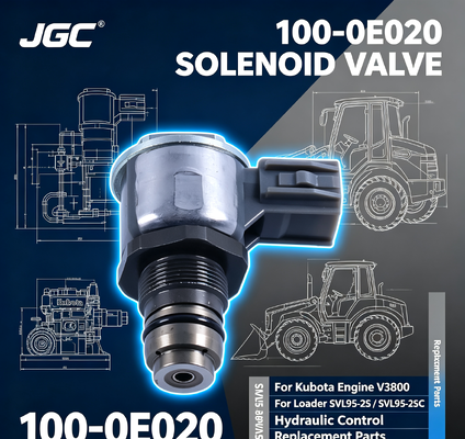 100-0E020 Baggerteile Magnetventil für Kubota Motor V3800 Lader SVL95-2S SVL95-2SC