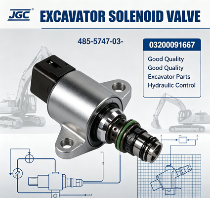 485-5747-03- 03200091667 SOLENOID-VALVEN gute Qualität Baggerteile
