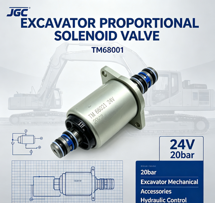 Mechanische Zubehör für Bagger 24V 20bar Bagger Proportional-Solenoidventil