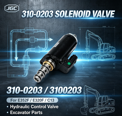 310-0203 3100203 EXKAVATOR SOLENOID VALVEL für E352F E320F C13 Hydraulische SOLENOID VALVEL