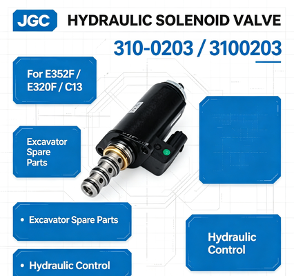 310-0203 3100203 EXKAVATOR SOLENOID VALVEL für E352F E320F C13 Hydraulische SOLENOID VALVEL