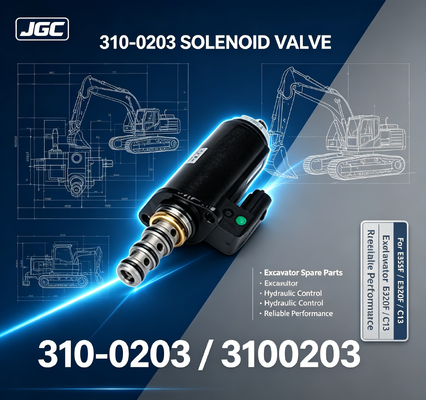 310-0203 3100203 EXKAVATOR SOLENOID VALVEL für E352F E320F C13 Hydraulische SOLENOID VALVEL